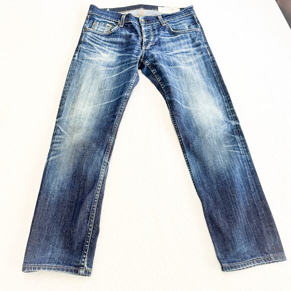 Rag & Bone Fit 2 Slim Leg Dark Wash Denim Jeans Dark Vintage Size 30 - Picture 2 of 9